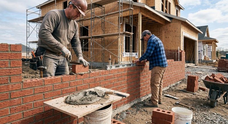 Brick Fence Installation in West Hartford, CT