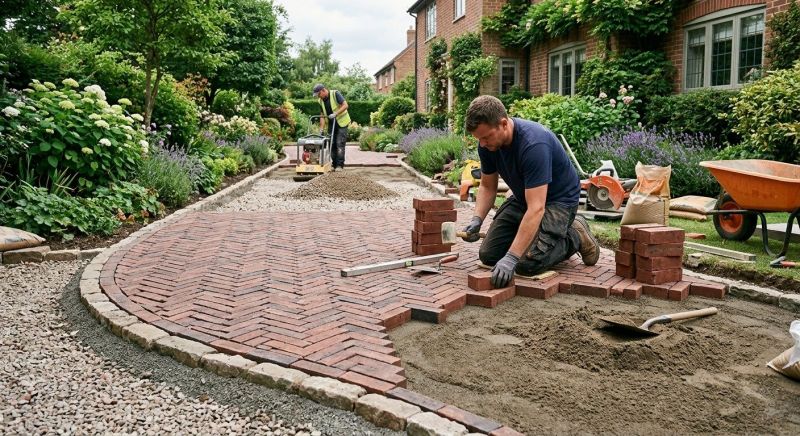 Brick Landscaping Installation in Boston, MA